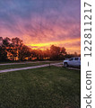 Sunset at campsite in Canada 122811217