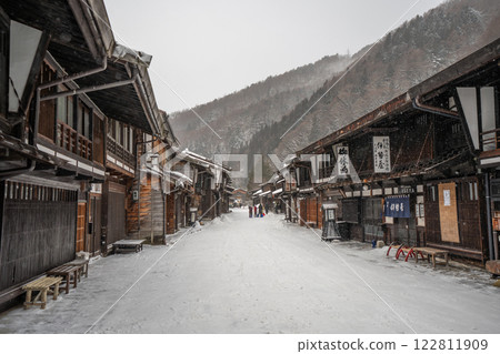 下雪的奈良井旅館 下雪的奈良井旅館 122811909
