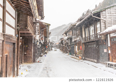 下雪的奈良井旅館 下雪的奈良井旅館 122811926