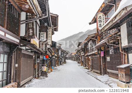 下雪的奈良井旅館 下雪的奈良井旅館 122811948