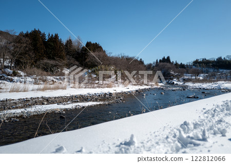 水上町清流園區的雪景 122812066