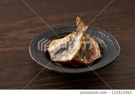 Grilled horse mackerel - an image of a delicacy 122812083