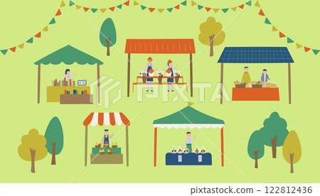 Marche Illustration 122812436