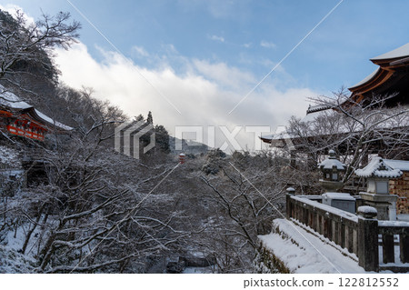 Snow scenery of Kiyomizudera Snow scenery of Kiyomizudera 122812552