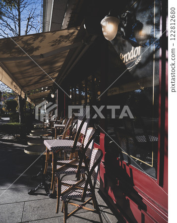 Cafe before opening in the morning 122812680