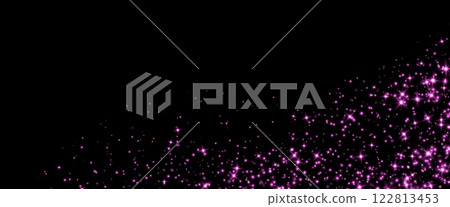 Pink stars and sparkles, magic star dust background, light effect with flares. Pink stars and sparkles, magic star dust background, light effect with flares. 122813453