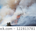 Smoke and flames 122813781