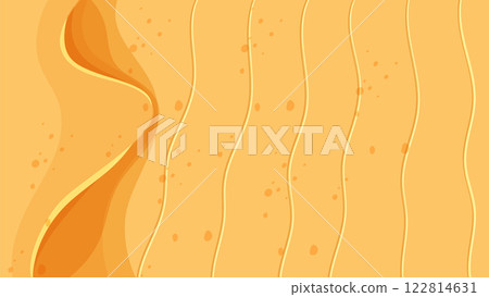 Abstract Desert Sand Dunes Top View Abstract Desert Sand Dunes Top View 122814631