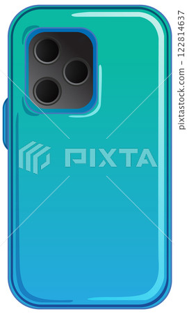 Modern Smartphone with Triple Camera Design 122814637