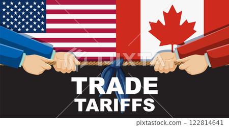 Trade Tariffs Tug of War 122814641