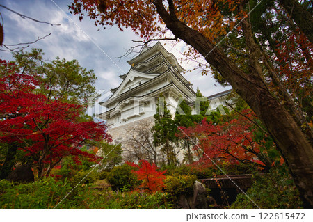 Katsuyama Castle Museum in late autumn Katsuyama Castle Museum in late autumn 122815472