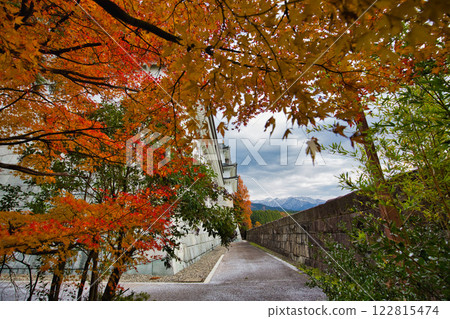 深秋的勝山城博物館 122815474