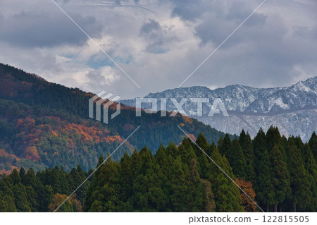 Katsuyama Castle Museum in late autumn 122815505