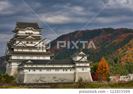 Katsuyama Castle Museum in late autumn Katsuyama Castle Museum in late autumn 122815509