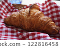 delicious looking croissant 122816458