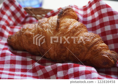 delicious looking croissant 122816458