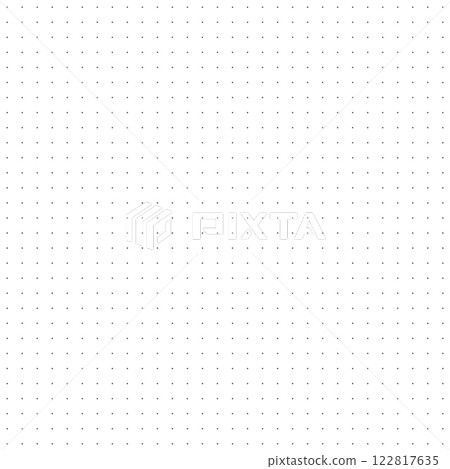 Grid empty background, dot graph paper, school math sheet, grid paper sheet. Memo list, bullet journal list blank, architectural graph 122817635