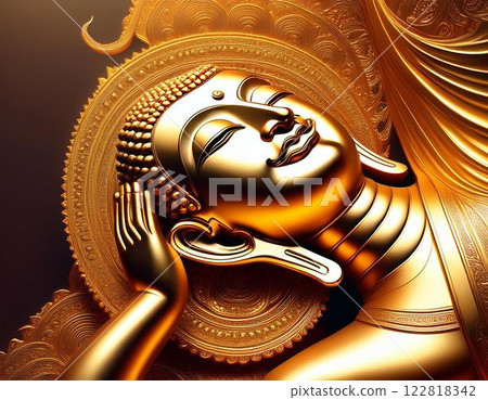 Buddha illustration icon 122818342