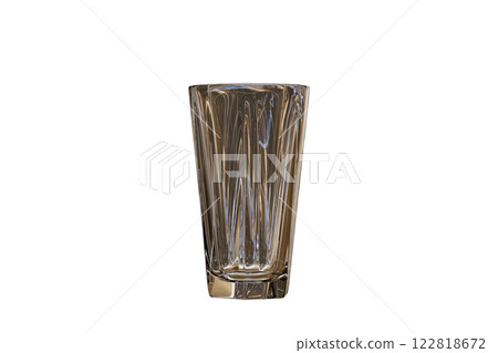 3D illustration of a synthetic glass cup 3D illustration of a synthetic glass cup 122818672