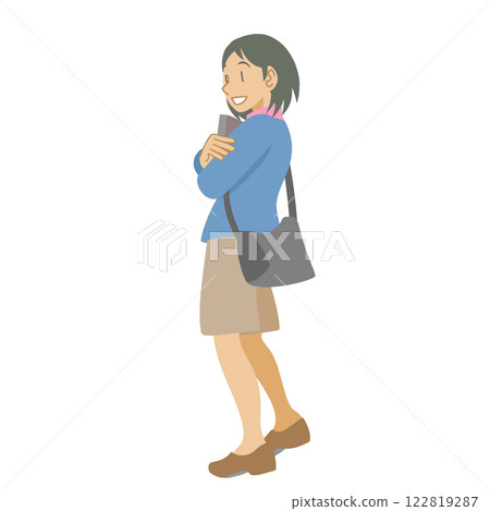 拿著書的婦女 拿著書的婦女 122819287