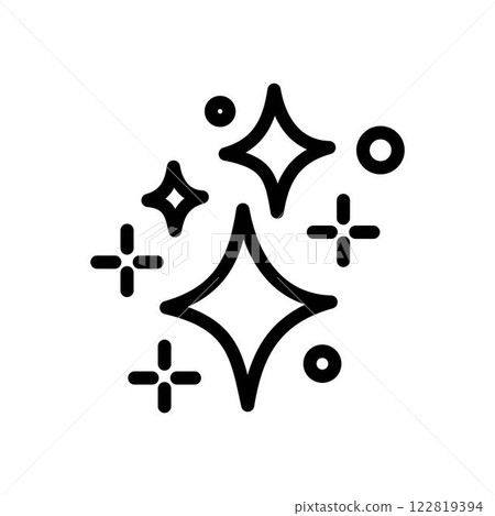 Magic stars outline icon. linear style sign for mobile concept and web design. Bright stars simple line vector icon. Symbol, logo illustration. Pixel perfect vector graphics Magic stars outline icon. linear style sign for mobile concept and web design. Bright stars simple line vector icon. Symbol, logo illustration. Pixel perfect vector graphics 122819394