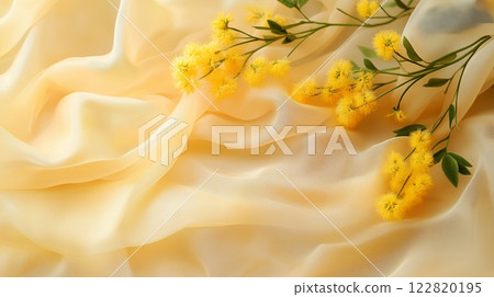 黃布與含羞草的形象 122820195