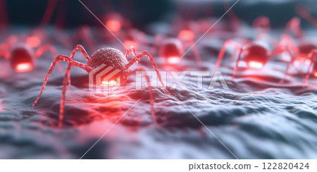 Microscopic nano robots targeting cancer cells in futuristic setting 122820424