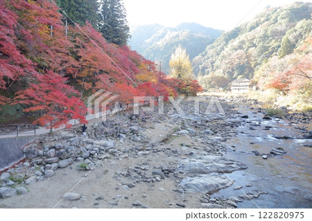 Korankei, Tomoe River, Autumn leaves (Toyota City, Aichi Prefecture) 122820975