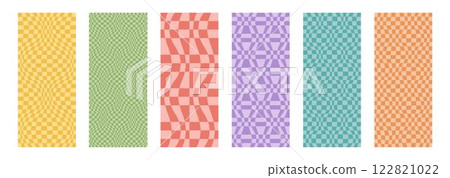 Psychedelic checkerboard poster Psychedelic checkerboard poster 122821022