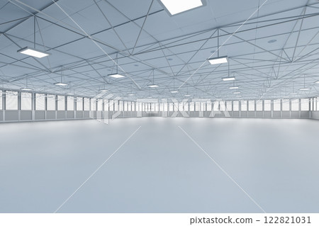 Empty factory or warehouse space for rent 122821031