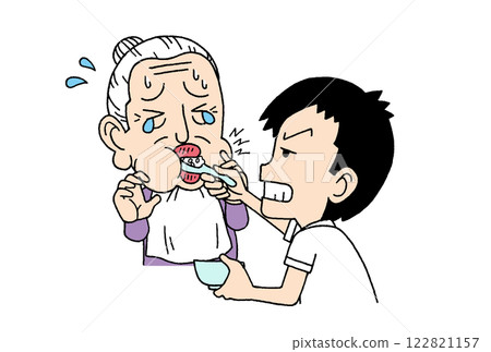 男子強迫老婦吃熱食 122821157