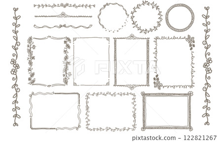 古董手繪框架集 122821267