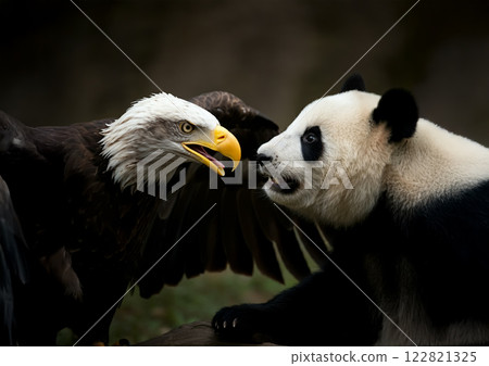 Bald Eagle vs Panda Bald Eagle vs Panda 122821325