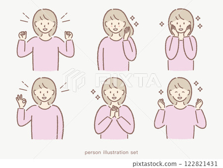 健康女性插畫集 122821431