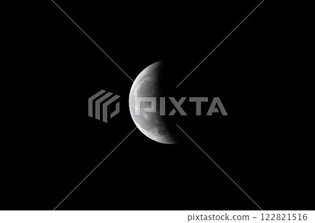A beautiful and mysterious night view created by the shadow of the moon, a night sky that makes you feel the mystery of the universe A beautiful and mysterious night view created by the shadow of the moon, a night sky that makes you feel the mystery of the universe 122821516