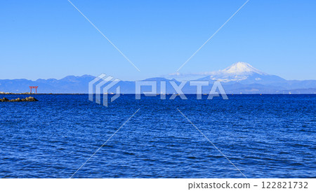 Fuji seen from Hayama Fuji seen from Hayama 122821732