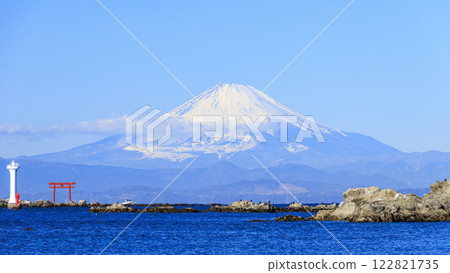 Fuji seen from Hayama 122821735
