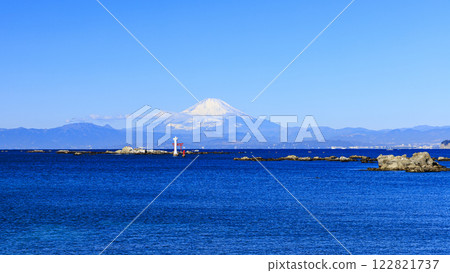 Fuji seen from Hayama 122821737