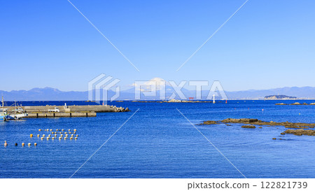 Fuji seen from Hayama 122821739
