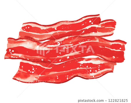 培根水彩插畫AI生成 培根水彩插畫AI生成 122821825