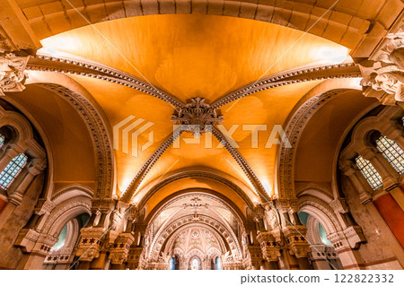 Basilica of Notre-Dame de Fourviere, Lyon, France, the crypt Basilica of Notre-Dame de Fourviere, Lyon, France, the crypt 122822332