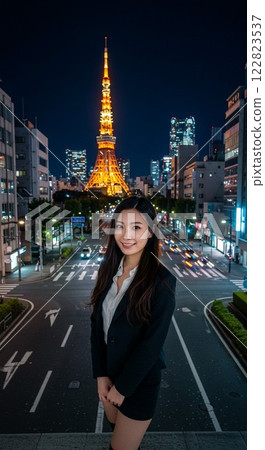 東京鐵塔夜景人像 1 122823537