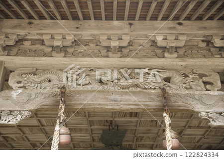 Urashima Shrine: Magnificent carvings in the worship hall 2 122824334
