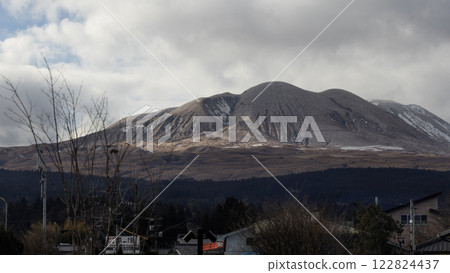 Aso caldera, a great views of the volcanically active Nakadake Peak. Aso caldera, a great views of the volcanically active Nakadake Peak. 122824437