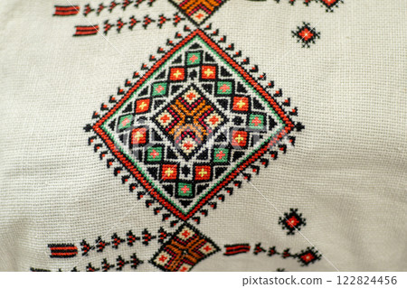 Embroidery Ukraine ornament Vyshyvanka Ukrainian cross stitch. 122824456
