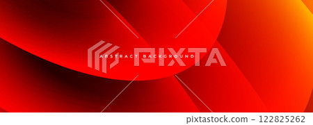 Abstract modern red background with circles and circular shapes. 122825262