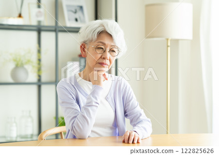 Senior women troubled Senior women troubled 122825626