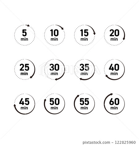 簡單的 5 分鐘時鐘設置 122825960