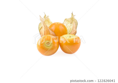 Physalis ,cape gooseberry isolated on white 122826041