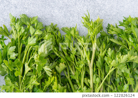 Parsley green leaves Parsley green leaves 122826124